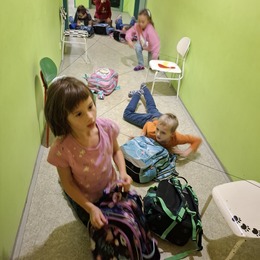 ŠD Podzim a pavoučí stezka v družině na bazéně