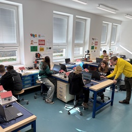 Workshopy Robofuture na naší škole v plném proudu